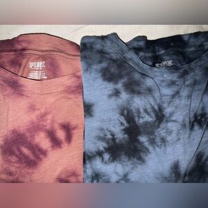 Victoria’s Secret Tie Dye Long Sleeve Crop Tees(2)